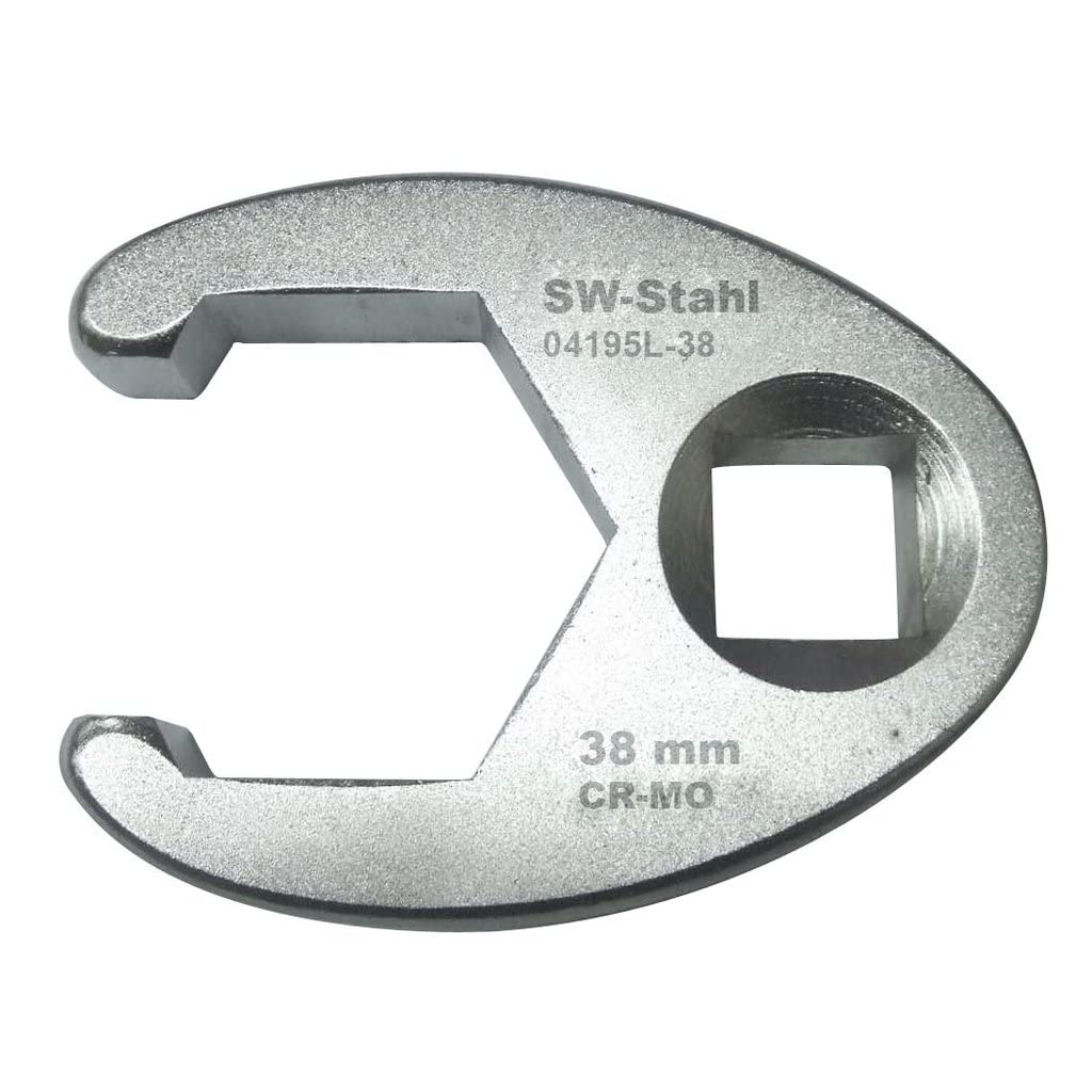 SW-Stahl 01495L-33 Offener Ringschlüssel, 33 mm, 1/2 I Hahnenfußschlüssel 1/2 Zoll I Schraubenschlüssel I Bremsleitungsschlüssel SW 33 mm von SW-Stahl