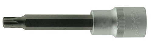 SW-Stahl 05394L Schraubendrehereinsatz, 1/2 I T-Profil I T50 x 140mm I Schraubendreher-Einsatz für Torx I Sechskant Einsatz von SW-Stahl