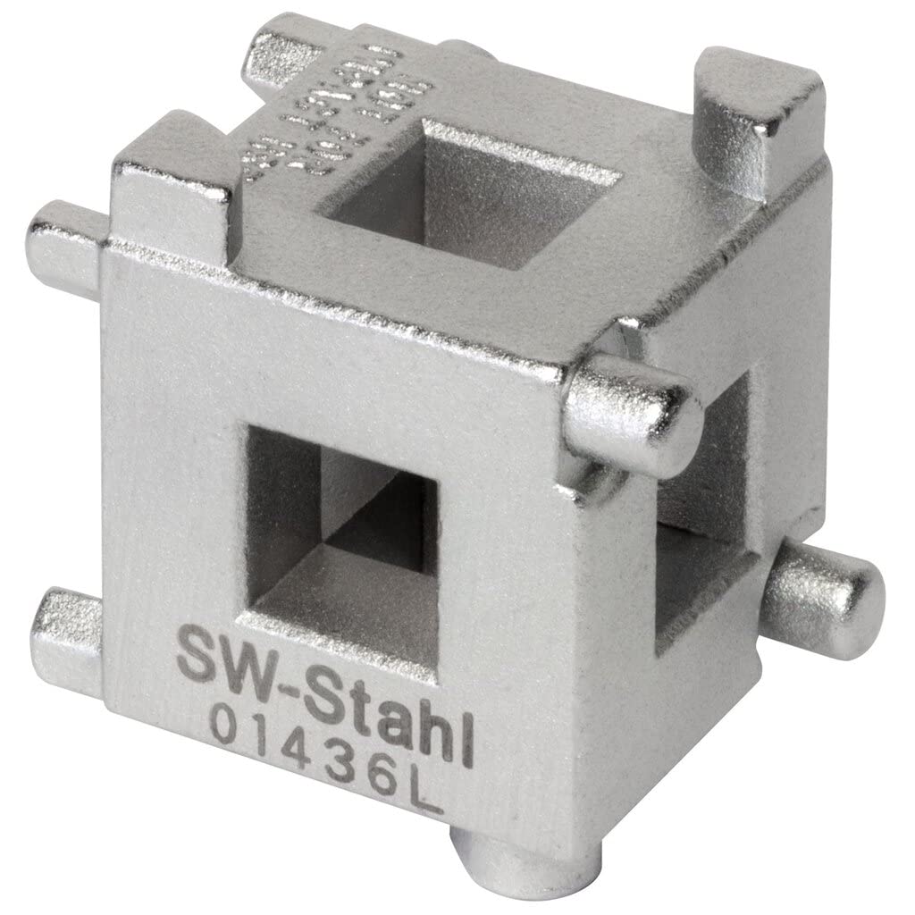 SW-Stahl 01436L Bremskolben Rückdrehwürfel I Universal Kolbenrücksteller I Bremskolben-Rückstell-Werkzeug I für Bremssättel mit Handbremsfeststellung von SW-Stahl