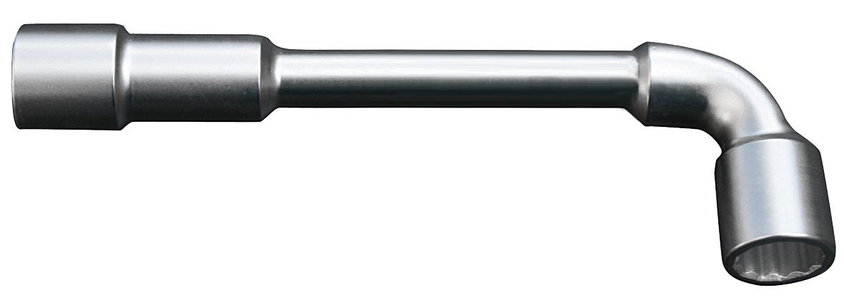 SW-Stahl Pfeifenkopfschlüssel 18 mm, 90 Grad gebogen, massiv, 04518L von SW-Stahl