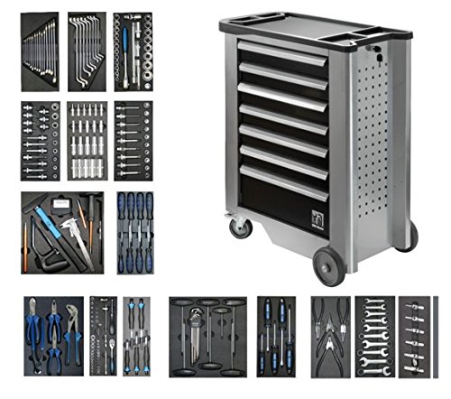 SW-Stahl Werkzeugsortiment komplett mit Werkstattwagen, Z2900 von SW-Stahl