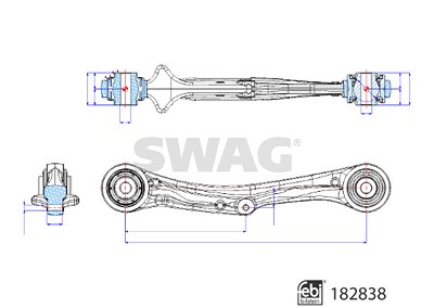 Swag Lenker, Radaufhängung [Hersteller-Nr. 33108760] für Tesla von SWAG