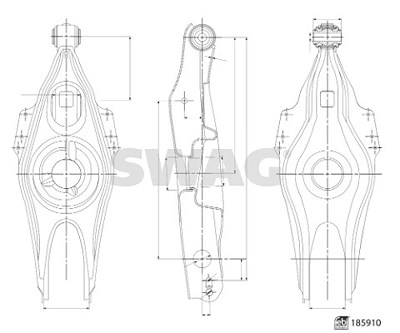 Swag Lenker, Radaufhängung [Hersteller-Nr. 33110151] für Mercedes-Benz von SWAG