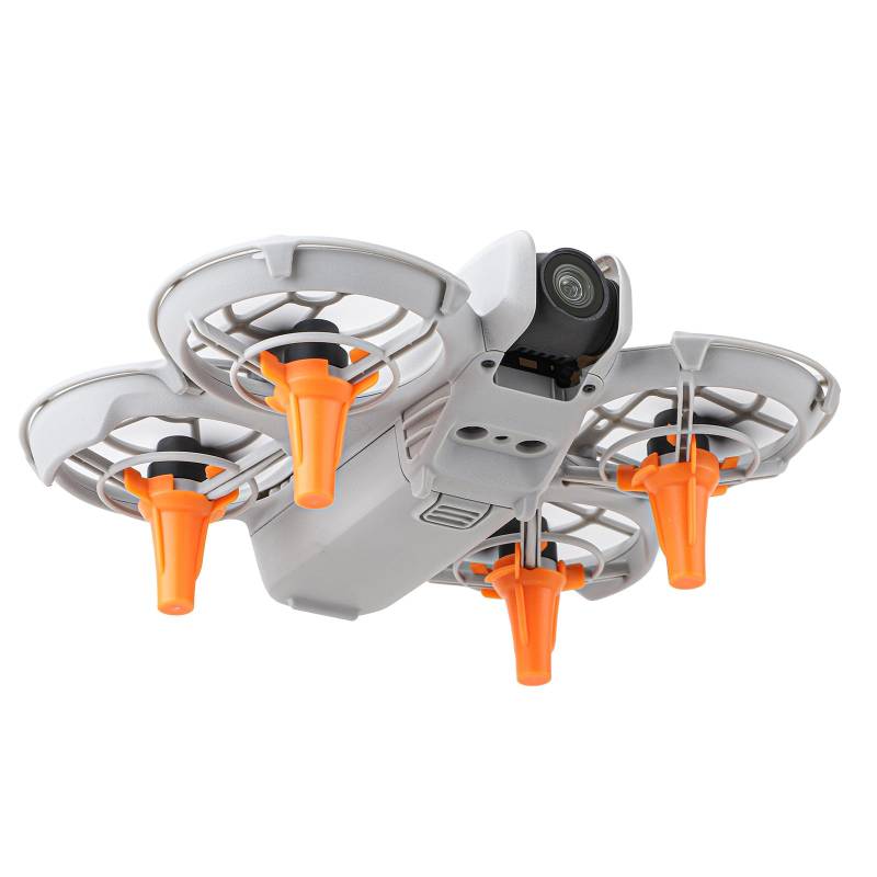 Fahrwerksbein für DJI NEO, Erhöhung der Höhe um 10 mm, geteiltes Design, leichtes Drohnenzubehör, Schnellspannungs-Höhenverlängerung, Orange von SWAYFOON