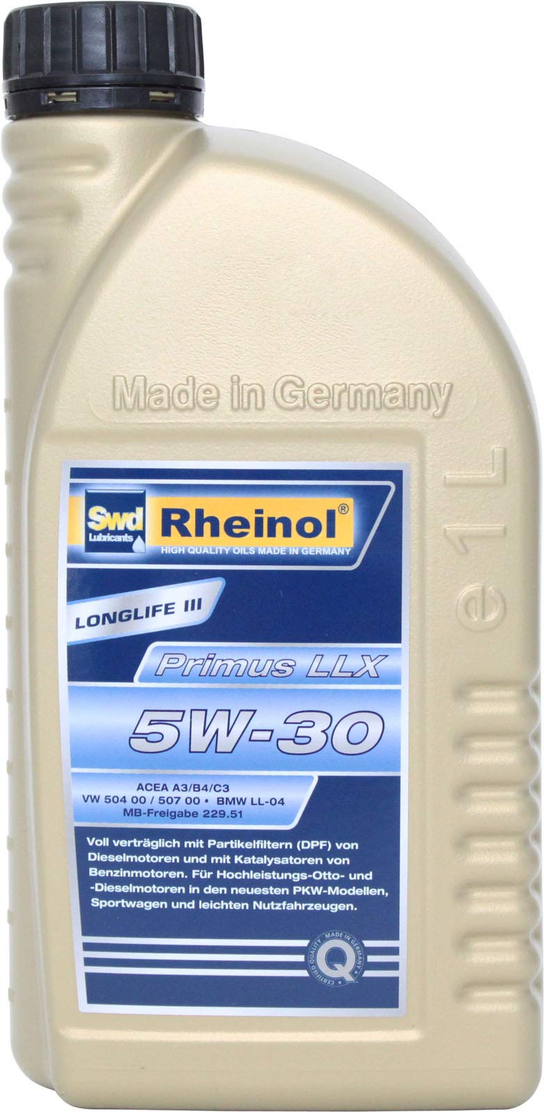 Primus LLX · SAE 5W-30 / 1 Liter-Dose von SWD Lubricants GmbH & Co. KG