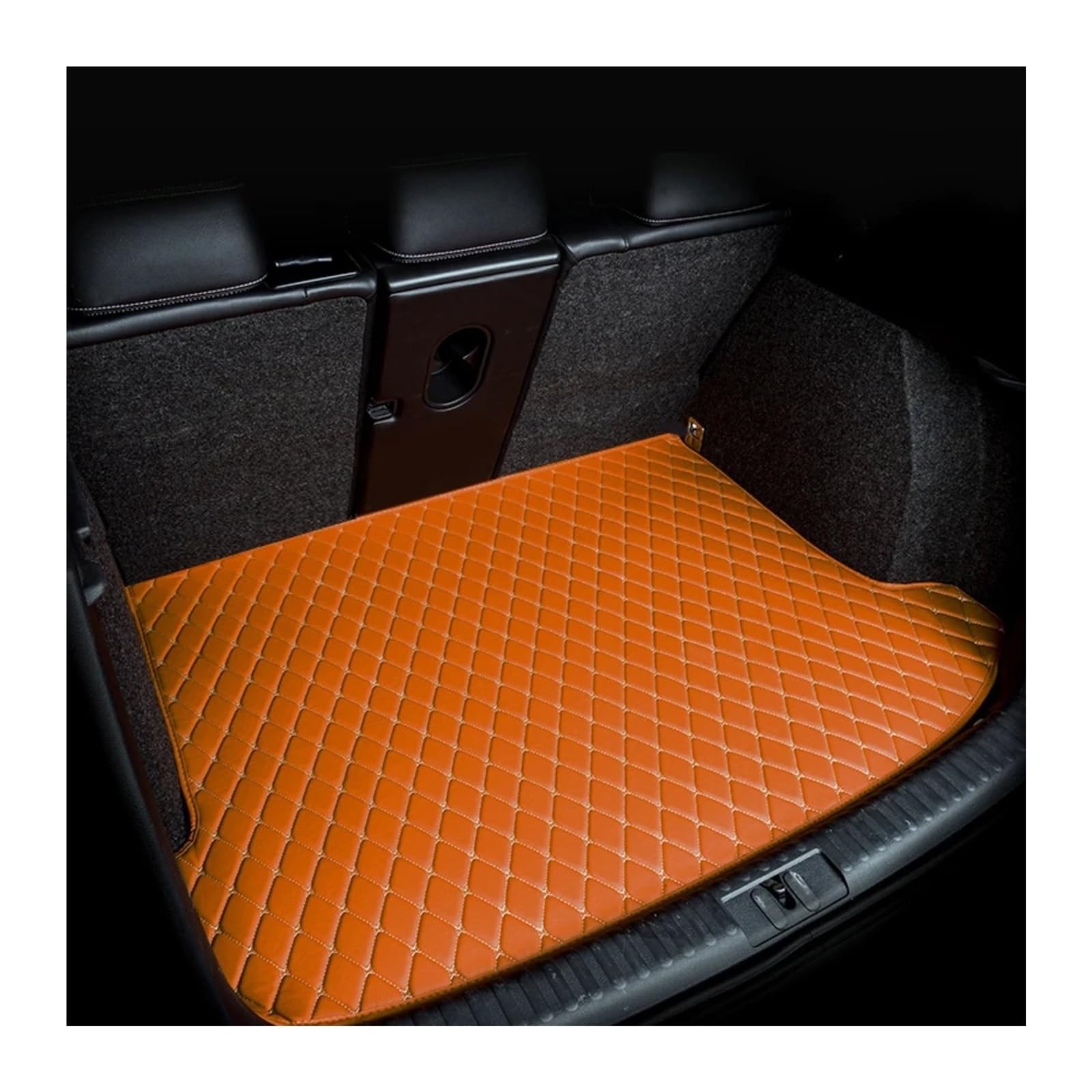 Autoteppiche Für Opel Für Grandland X 2017~2022 Teppich Anti-Schmutz-Pad Automatten Komplettset Automatten Boden Auto Bodenmatte Fussmatten Auto(1pc Trunk mat 1,Linkslenker) von SWEPER