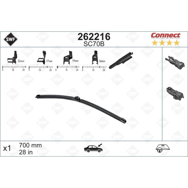 SWF Scheinbenwischer Citroen Ford Opel Peugeot Renault VW von SWF