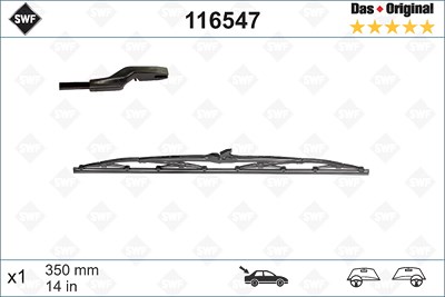 Swf Wischblatt [Hersteller-Nr. 116547] für BMW, Ford, Renault, Volvo von SWF