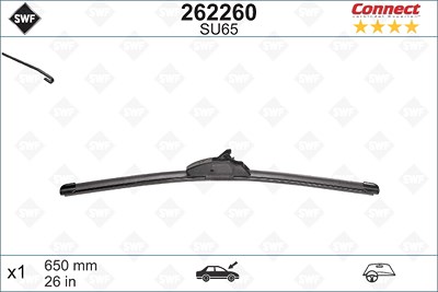 Swf Wischblatt [Hersteller-Nr. 262260] für Citroën, Fiat, Ford, Honda, Hyundai, Infiniti, Jeep, Kia, Land Rover, Lexus, Mazda, Mercedes-Benz, Mitsubis von SWF