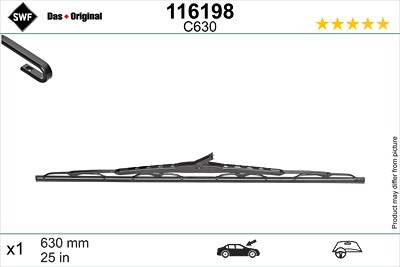 Swf Wischblatt [Hersteller-Nr. 116198] für Mercedes-Benz von SWF