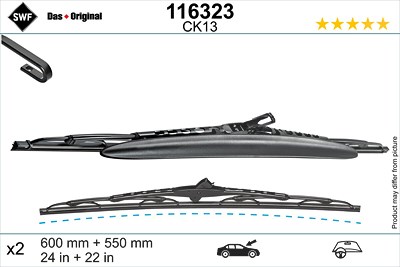 Swf Wischblatt [Hersteller-Nr. 116323] für Mercedes-Benz von SWF