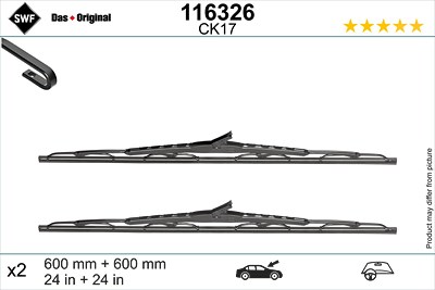 Swf Wischblatt [Hersteller-Nr. 116326] für Opel von SWF