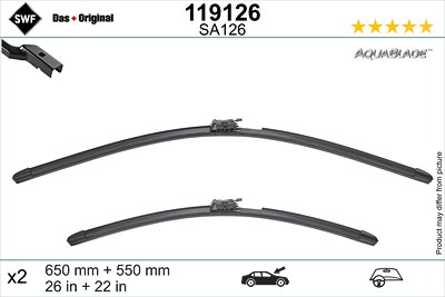 Swf Wischblatt [Hersteller-Nr. 119126] für Mercedes-Benz von SWF