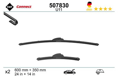 Swf Wischblatt [Hersteller-Nr. 507830] für Ford, Honda, Kia, Mazda, Nissan, Toyota von SWF