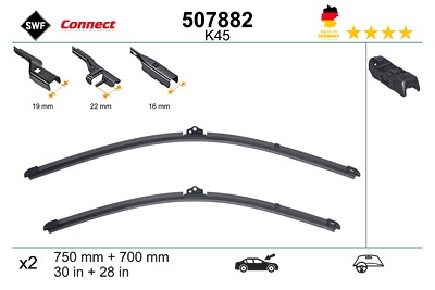 Swf Wischblatt [Hersteller-Nr. 507882] für Ford, Renault von SWF