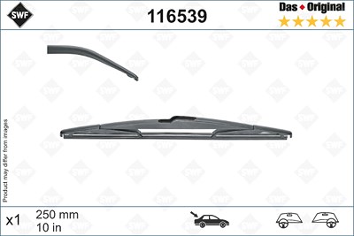 Swf Wischblatt [Hersteller-Nr. 116539] für Jeep, Mazda, Suzuki, Toyota von SWF