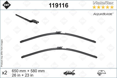 Swf Wischblatt [Hersteller-Nr. 119116] für Mercedes-Benz von SWF