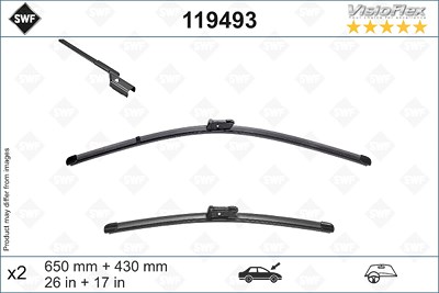 Swf Wischblatt [Hersteller-Nr. 119493] für Peugeot von SWF