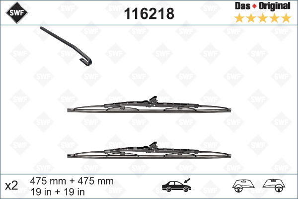 Wischblatt vorne SWF 116218 von SWF