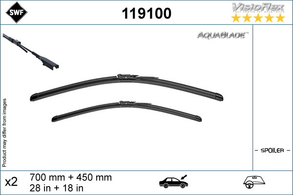 Wischblatt vorne SWF 119100 von SWF