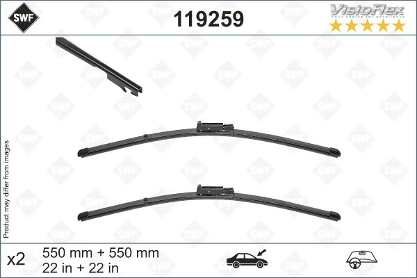 Wischblatt vorne SWF 119259 von SWF