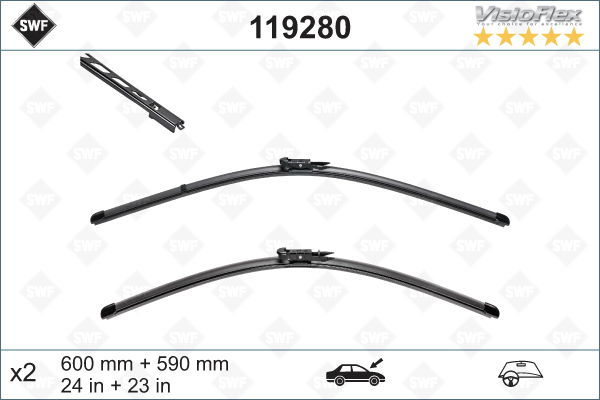 Wischblatt vorne SWF 119280 von SWF