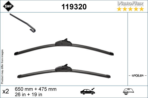 Wischblatt vorne SWF 119320 von SWF