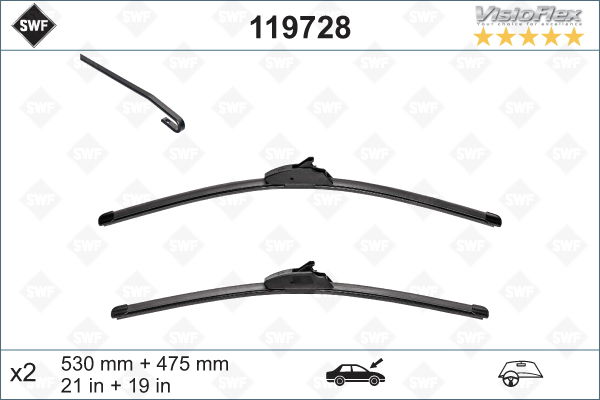 Wischblatt vorne SWF 119728 von SWF