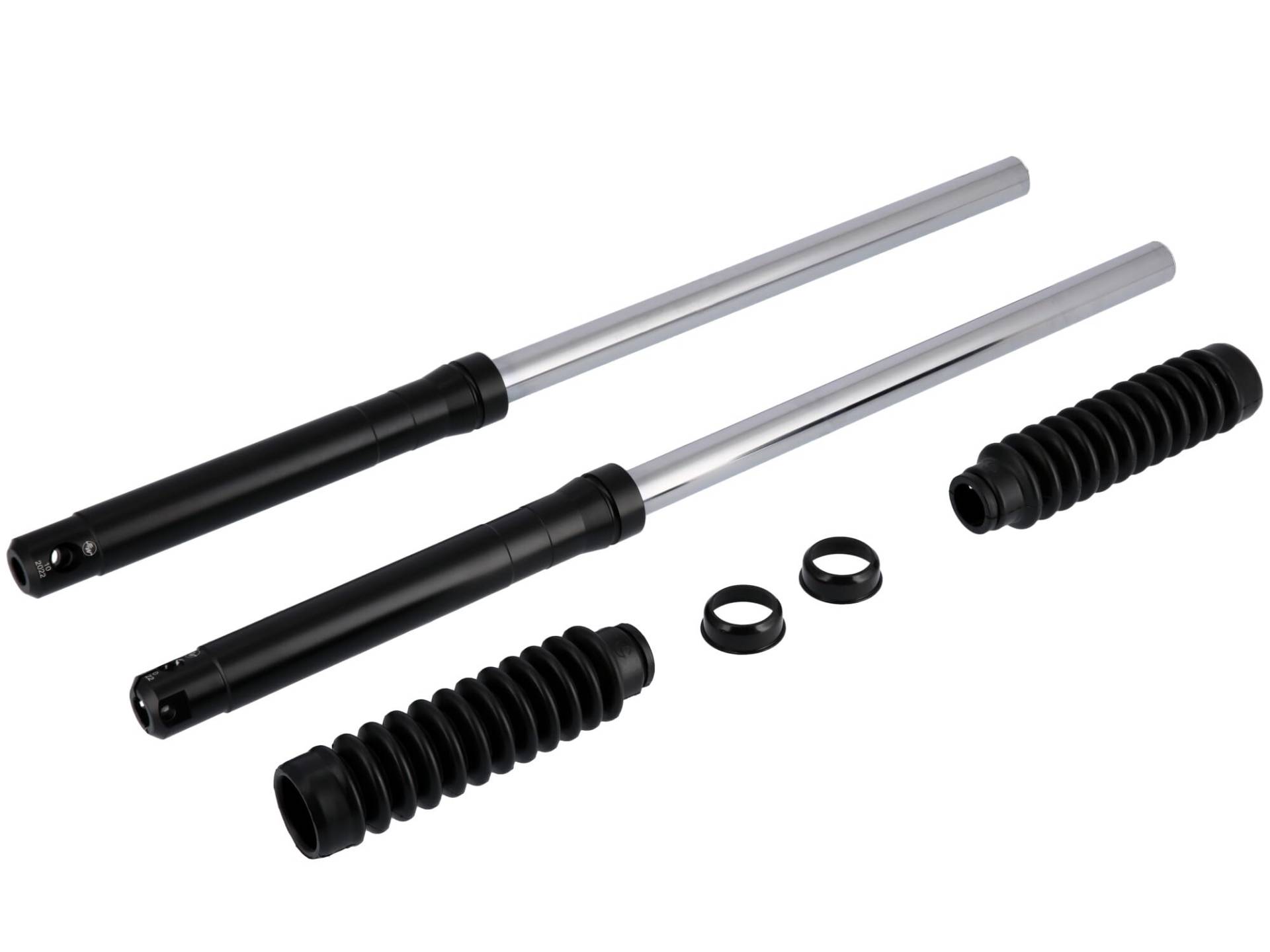 Set: Telegabel für Trommelbremse, Schwarz - Simson SR50, SR80 von SWH suspension