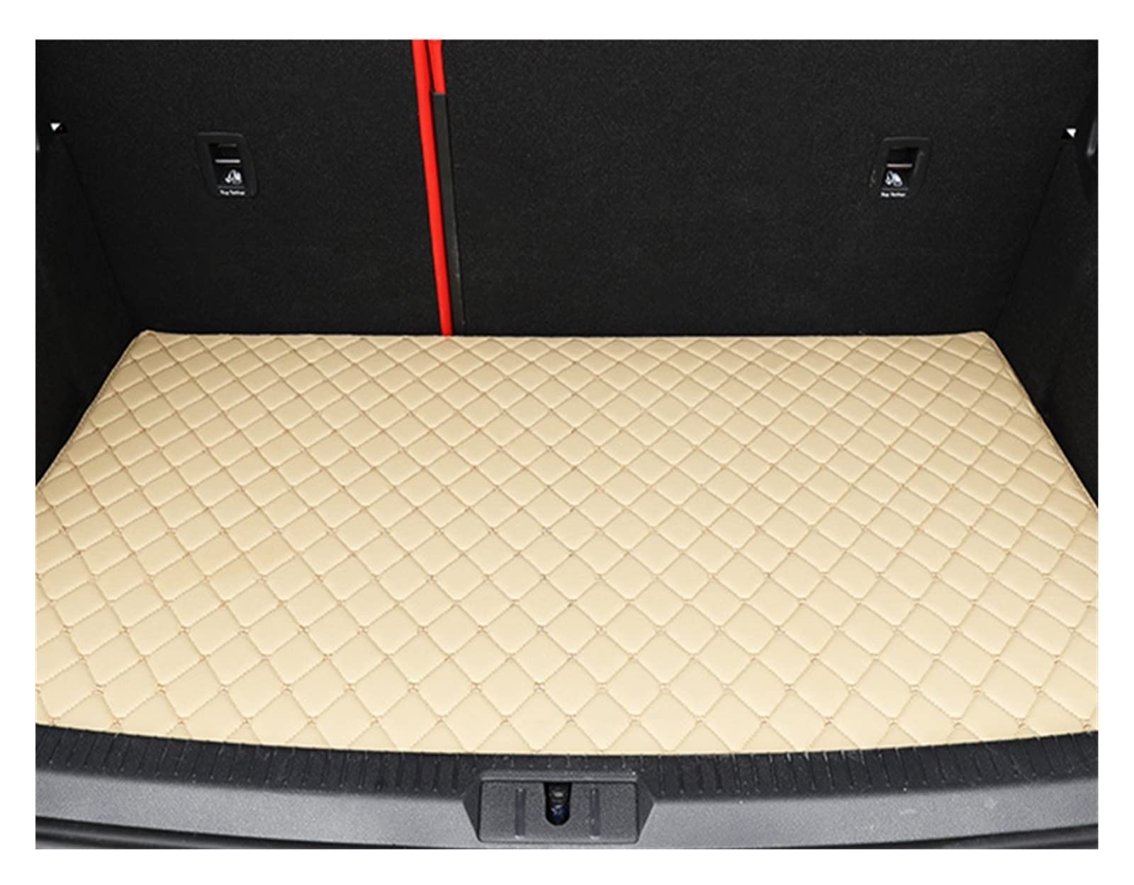Auto Matten Auto-Fußmatten Für A3 Hatchback/Sportback 2013-2018 Benutzerdefinierte Fußpolster Autoteppichabdeckung Innenraum Auto Fussmatten(Trunk-LIGHE BEIGE) von SWHSWQ