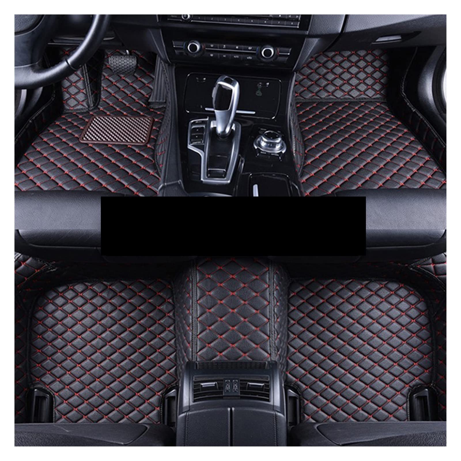 Auto Matten Auto-Fußmatten Für Hyundai Für Tucson 2015-2018 Autoinnenausstattung Teppiche Styling Benutzerdefinierte wasserdichte Teileabdeckungen Auto Fussmatten(LHD 3pcs bk red) von SWHSWQ