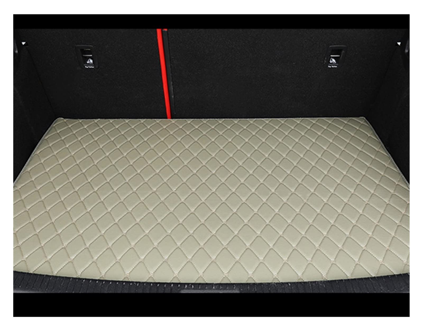 Auto Matten Auto-Fußmatten Für Tesla Für Modell 3 2019 2020 2021 Benutzerdefinierte Auto-Fußpolster Automobil-Teppichabdeckung Innenzubehör Auto Fussmatten(Trunk-GRAY) von SWHSWQ