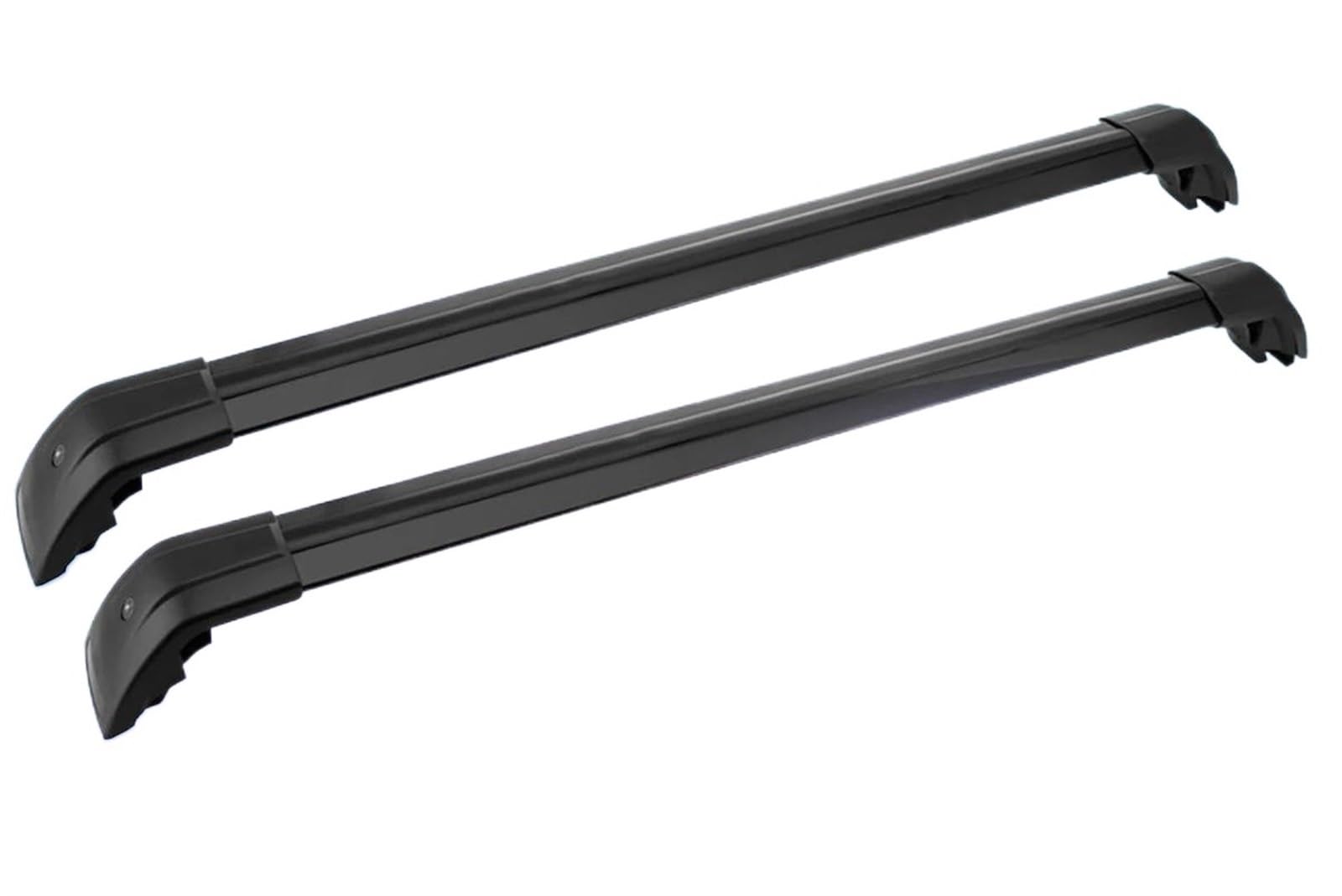 Dachträger 2 Stück Passend Für Hyundai Für Kona 2018–2023 Dachrelingträger Querstangen Querstangen Abschließbare Aluminiumlegierung Fahrradträger(Schwarz) von SWHSWQ