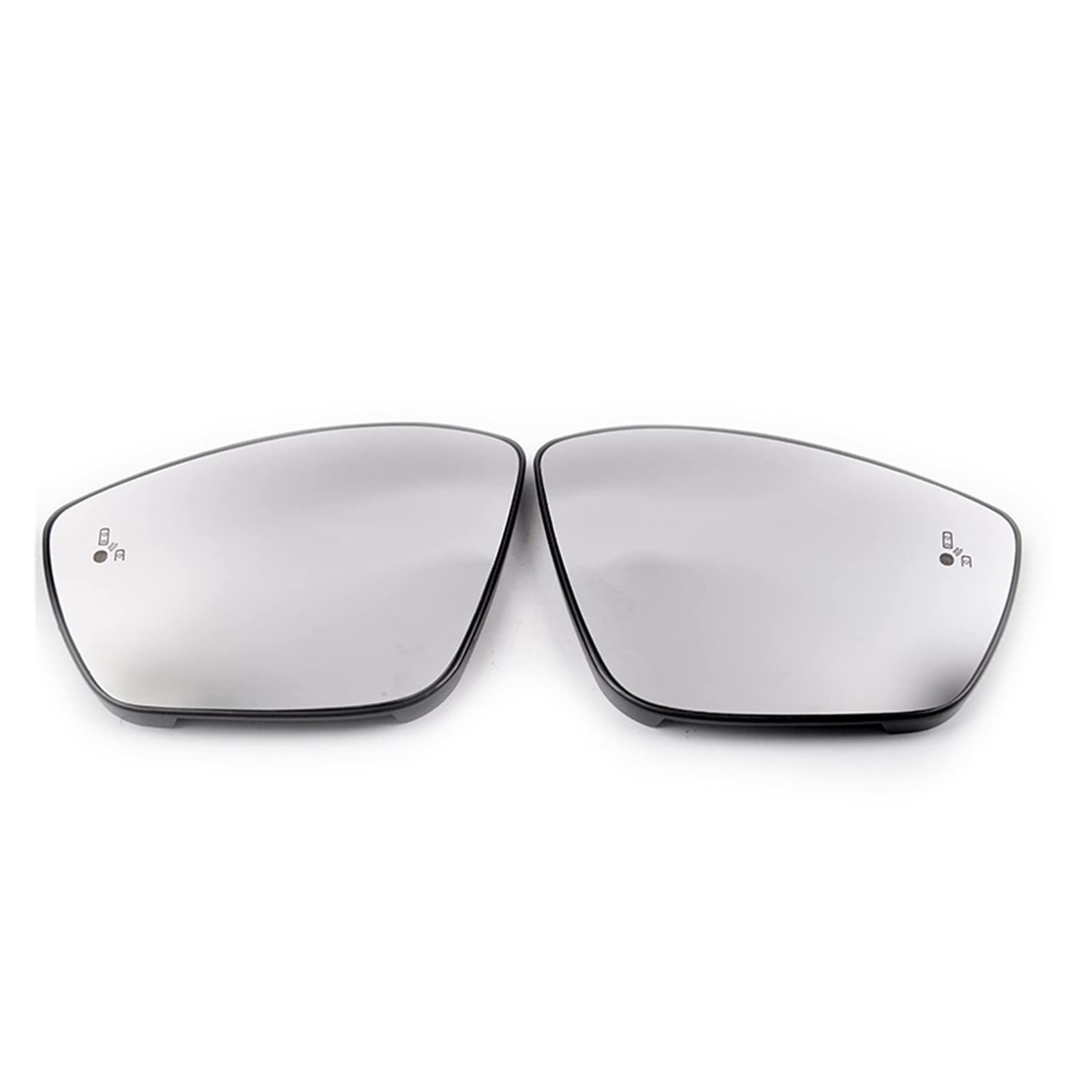 Wagen Seitenspiegel Glas Auto Beheizbares Seitenspiegelglas Für PEUGEOT 2008 2013-2019 Mit BLIND SPOT Warn-LED BSM BSD BSA Ersatzspiegelglas(Left side and right side) von SWITC