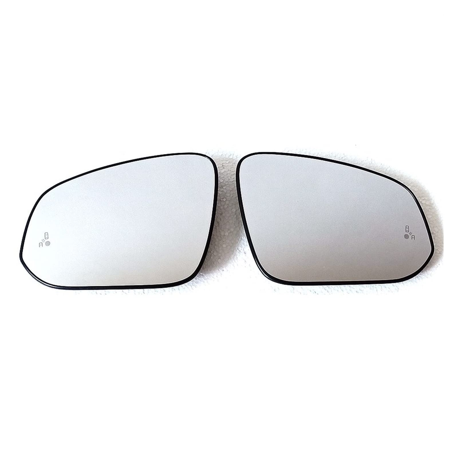 Wagen Seitenspiegel Glas Auto Links Und Rechts Warnende Toter-Winkel-Spiegelglas Für TOYOTA HILUX HIGHLANDER RAV4 FORTUNER Ersatzspiegelglas(Left) von SWITC