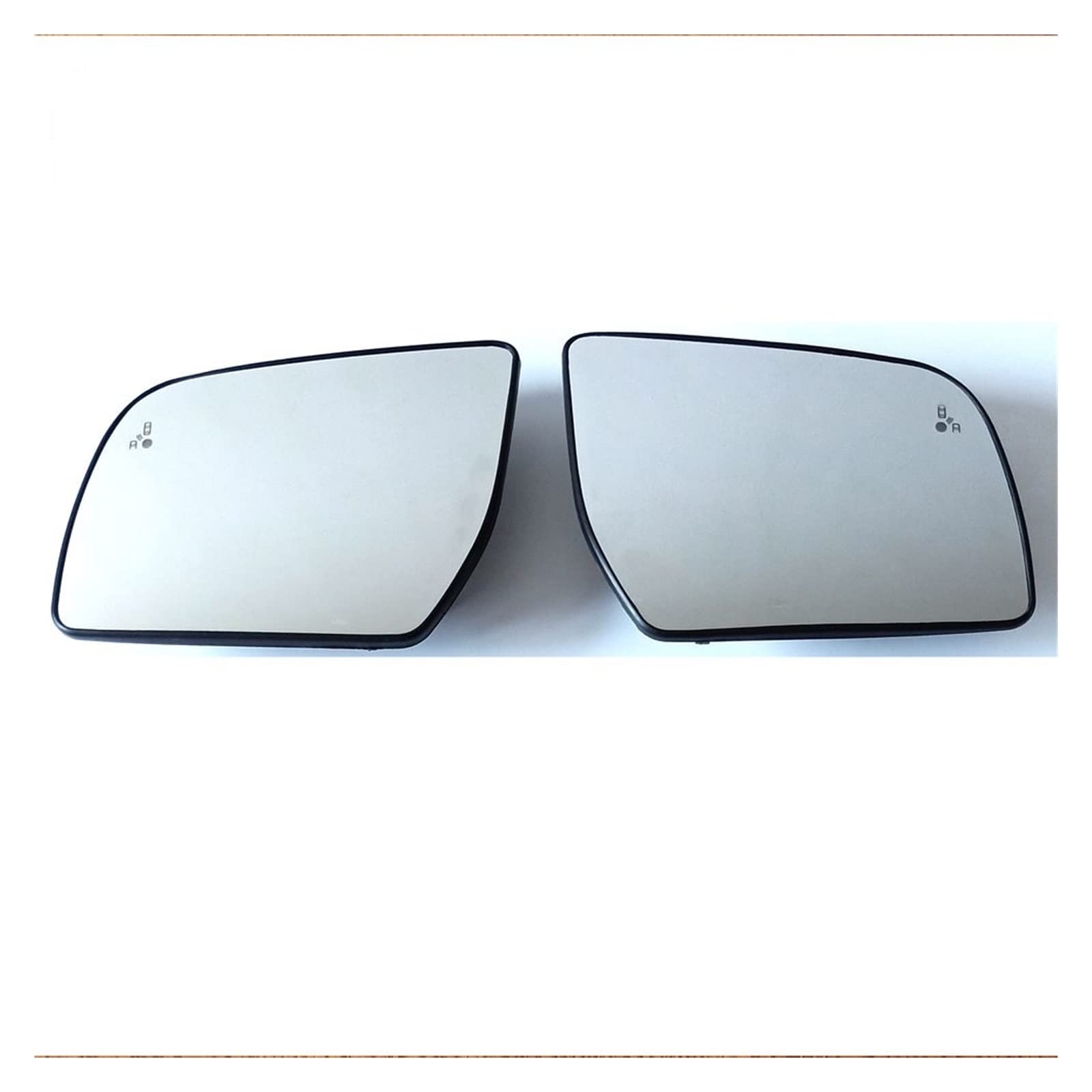 Wagen Seitenspiegel Glas Auto Toter Winkel Warnung Beheiztes Konvexes Spiegelglas Für FORD RANGER 2011-2020 F150 2004-2010 FORD EVEREST 2015-2018 Ersatzspiegelglas(Left) von SWITC