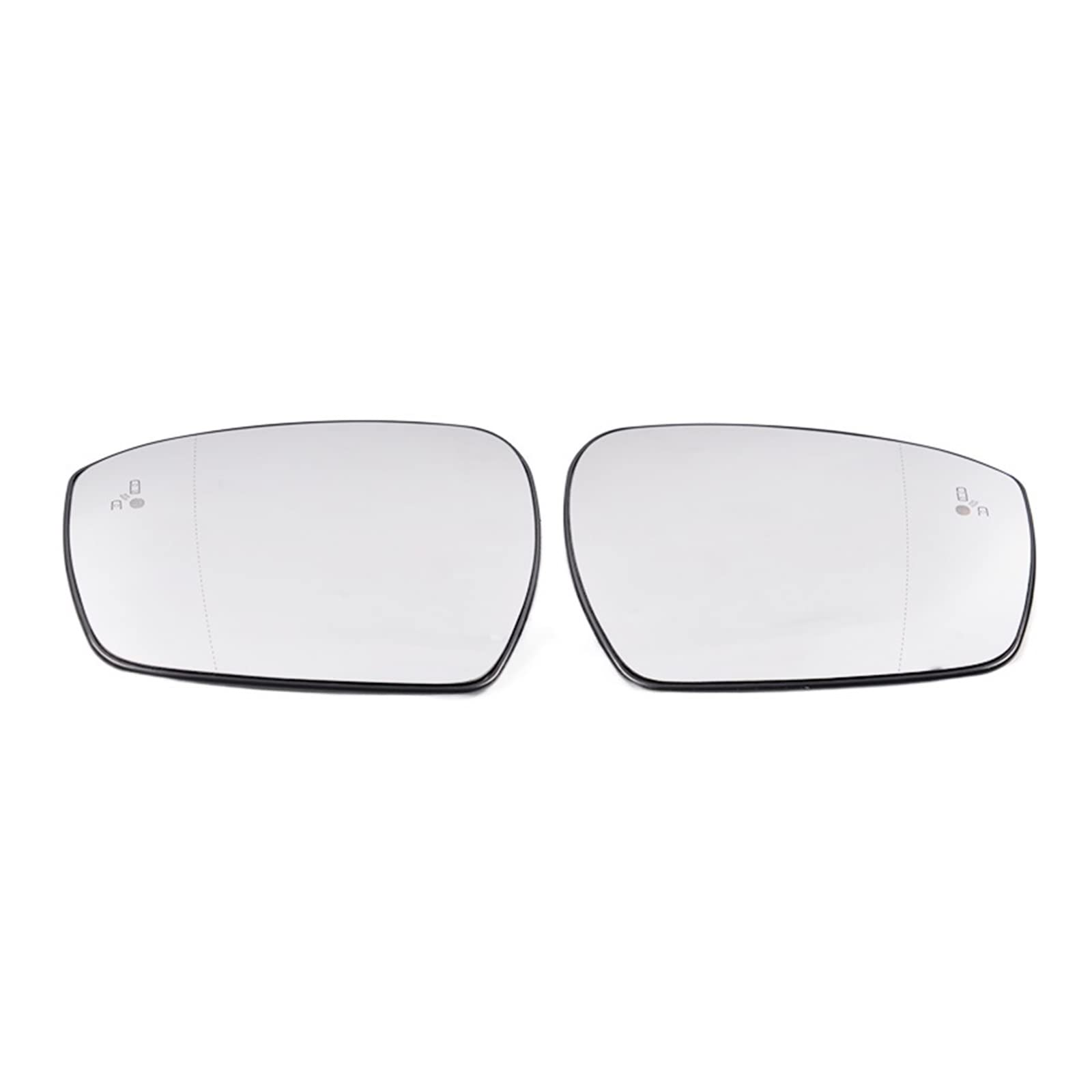 Wagen Seitenspiegel Glas Beheizbares Weitwinkel-Spiegelglas Für FORD EDGE 2016-2020 S-MAX Und GALAXY 2015-2020 Ersatzspiegelglas(Left) von SWITC