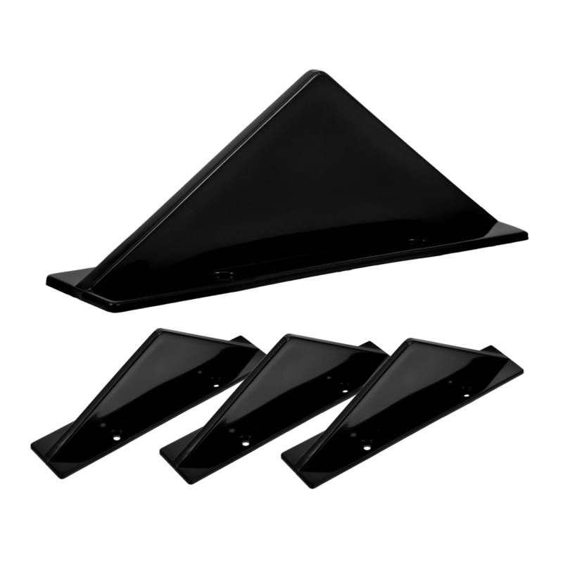 SWOOMEY 1 Satz Auto-Heckspoiler Automatten Auto Rückspiegel Autotelefonhalter Auto-Spoiler Fahrzeug Spoiler autozubehör Auto zubehör Fahrzeugmodifiziertes Teil Spoileraufkleber Abs Black von SWOOMEY