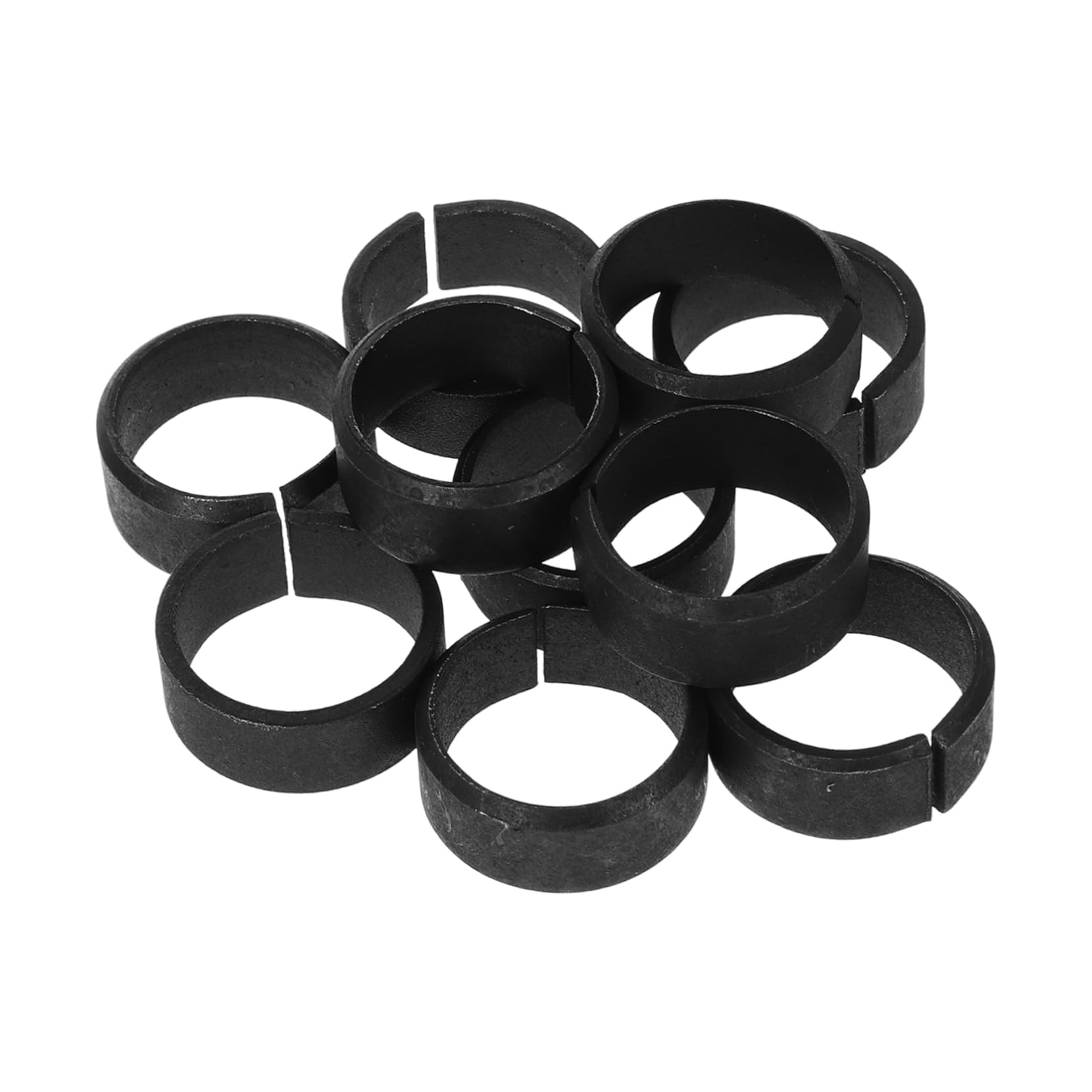 SWOOMEY 10st Radnaben-positionierungsring Zylindertankring Auto-radringe Nabenmittelringe Nabenbohrungsringe Rc-starterkit Aus Stahl Radmutter Lenker Shim Black 65 Mangan-federstahl von SWOOMEY