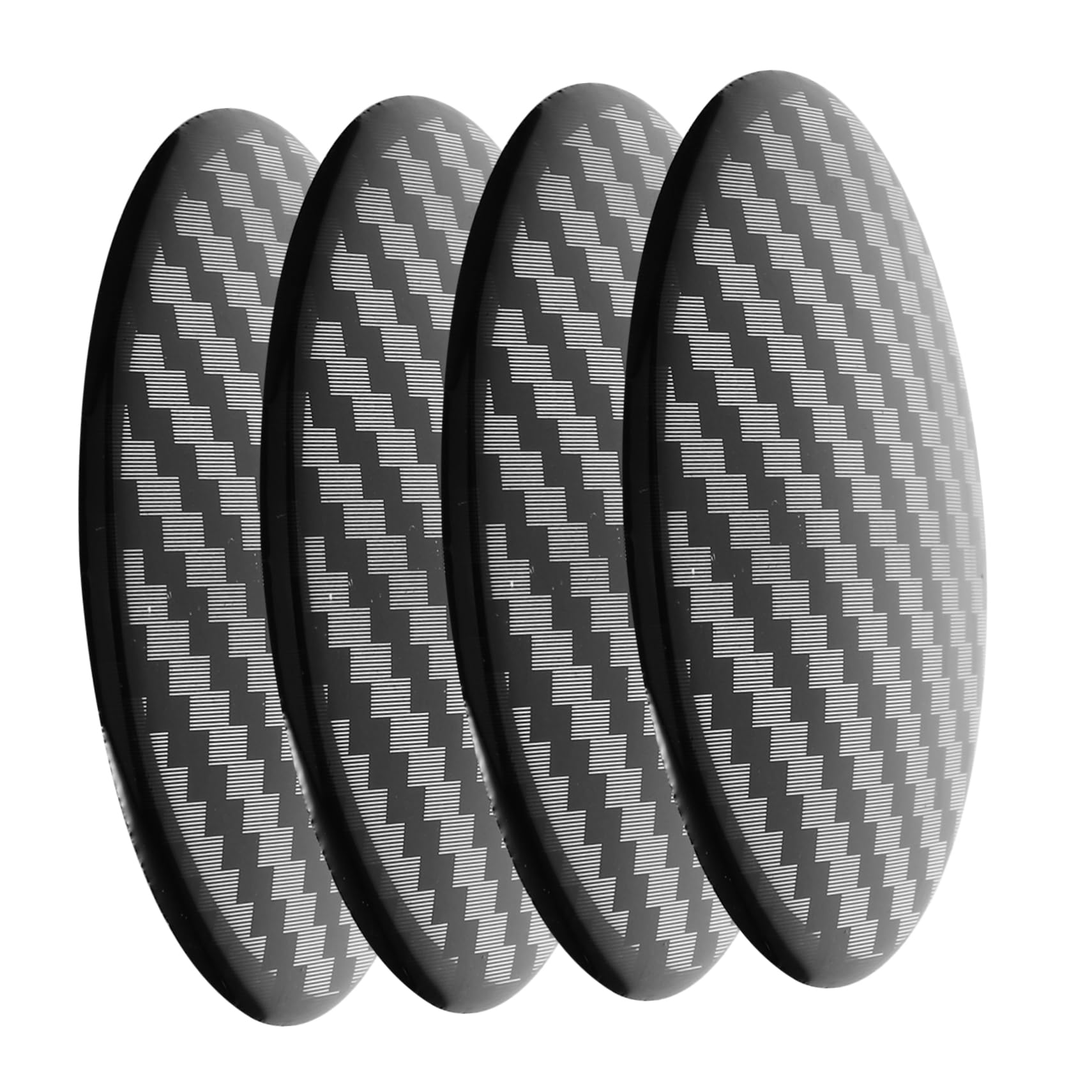 SWOOMEY Radnabenkappen Aufkleber 56mm Carbon Fiber Design Für Auto Felgen Radnaben Aufkleber Und Dekorationselemente Für Fahrzeugzentralen von SWOOMEY