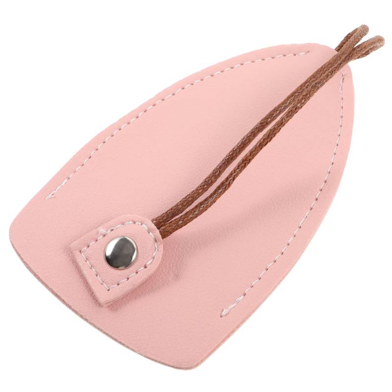 SWOOMEY Ausziehbares Schlüsseletui Handtasche Auto Schlüsselanhänger Geldbörse Schlüsselanhänger Sperren Netz Karabiner Autoschlüsseletui Herausziehen Fall Schlüsselband Kette Ring Pu Rosa von SWOOMEY