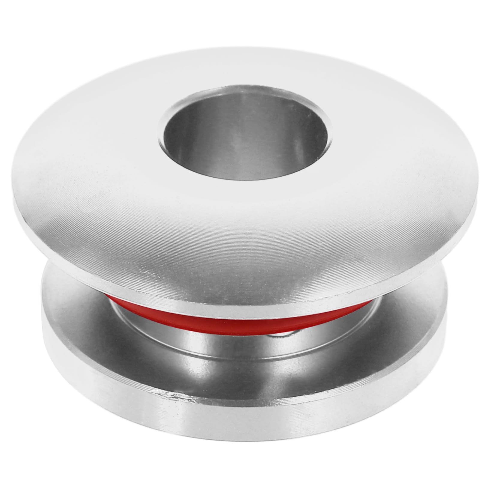 SWOOMEY Autoteile Auto zubehör schaltmanschette Schaltsackhalterung Schaltknopf Adapter Gear knob drehverschluss Autoadapter Schaltkopfadapter Schaltknauf Zubehör Aluminiumlegierung Silver von SWOOMEY