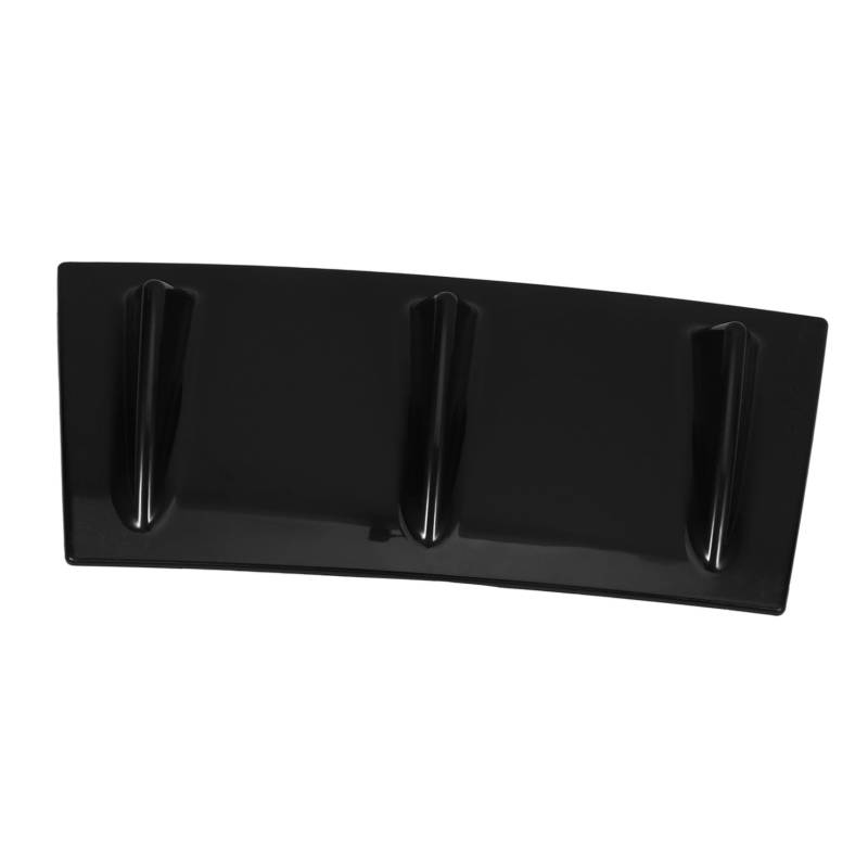 SWOOMEY Chassis Haifischflosse Spoiler für Auto Heckstoßstangenspoiler-Diffusor für Auto Auto-Heck-Diffusor verloren Auto Heckschürze Diffusor Zubehör Autospoiler Heckdiffusor Abs Black von SWOOMEY