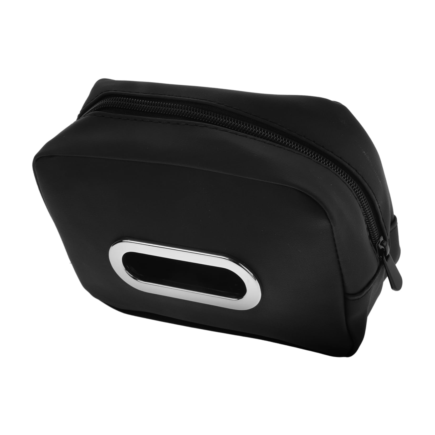 SWOOMEY Kasten Auto Taschentuchbox Gadgets Stamm Hündchen Spender Für Autonetz Stiefel Stopper Papiertuchspender Halter Aufkleber Autozubehör Plüsch Sonne Tür Pu-leder Black von SWOOMEY