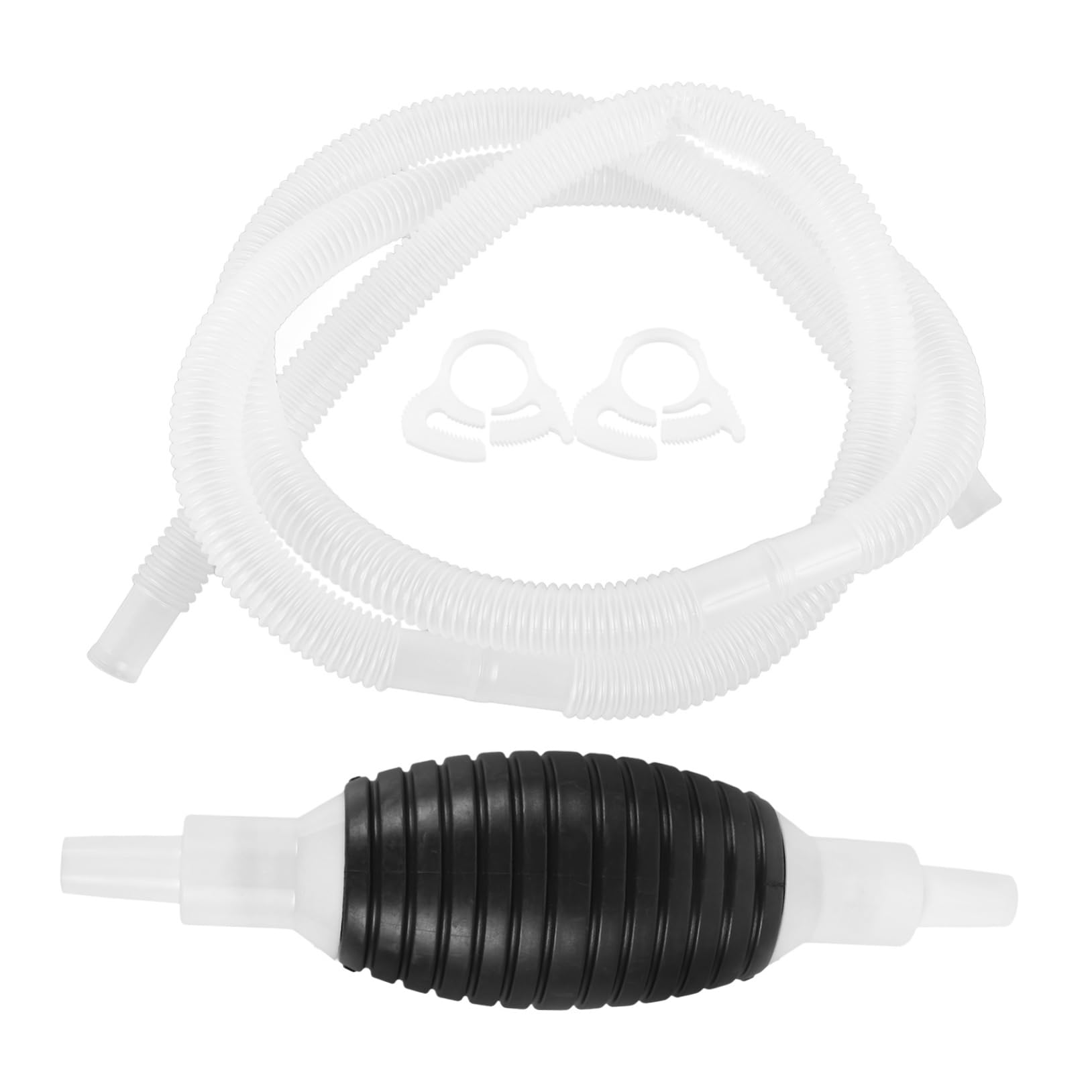 SWOOMEY Ölextraktor Kraftstoffförderpumpe Handpumpen-Siphon Wasserflaschenpumpe Benzinsiphon Benzinschlauch Kraftstoffabsaugpumpe Flüssigkeitspumpe Gasheberpumpe für Benzin eva、pvc Black von SWOOMEY