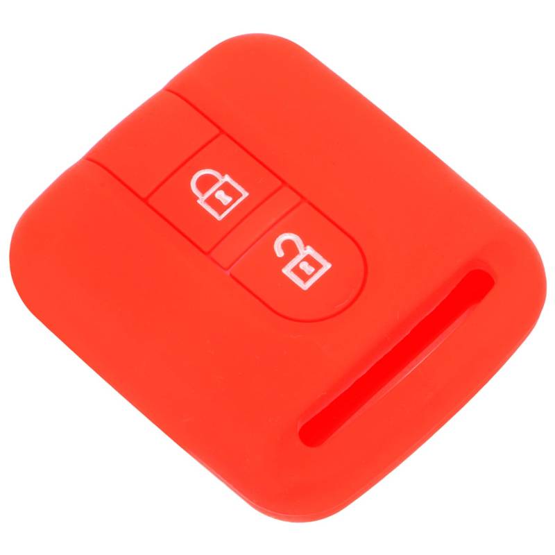 SWOOMEY Schlüsselbox Auto Fernbedienung Kette Hardware kfz zubehör pkw zubehör car Keychain schlüsseletui schlüsseltasche schlüsselanhänger Fob-Halter Tastenabdeckungen Kieselgel rot von SWOOMEY