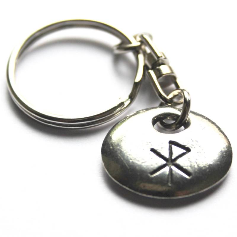 SWORLDesigns Wikinger Liebe Rune Schlüsselanhänger mit Geschenkbeutel von SWORLDesigns