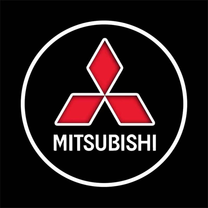 SWSKJELE Autotür Licht Projektor Türbeleuchtung für Mitsubishi Mirage/Attrage/Xpander/Montero,LED Schatten Willkommen Autotür Türbeleuchtung Zubehör,4pcs von SWSKJELE