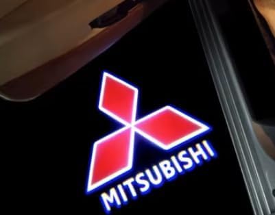 SWSKJELE Autotür Licht Projektor Türbeleuchtung für Mitsubishi Outlander ASX Lancer EX,LED Schatten Willkommen Autotür Türbeleuchtung Zubehör,2pcs von SWSKJELE