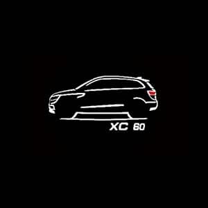 SWSKJELE Autotür Licht Projektor Türbeleuchtung für Volvo XC60 2018-2021,LED Schatten Willkommen Autotür Türbeleuchtung Zubehör,2pcs von SWSKJELE